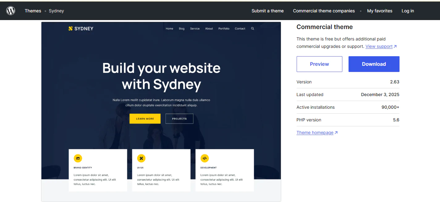 Sydney Theme
